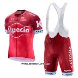 2017 Maillot Ciclismo Katusha Alpecin Rouge Manches Courtes et Cuissard