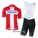 2018 2019 Maillot Ciclismo Quick Step Floors Champion Danemark Manches Courtes et Cuissard