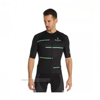 2021 Maillot Cyclisme Bianchi Noir Manches Courtes et Cuissard(2)