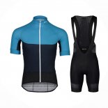 2021 Maillot Cyclisme POC Bleu Manches Courtes et Cuissard