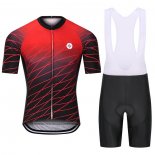 2021 Maillot Cyclisme Steep Rouge Manches Courtes et Cuissard