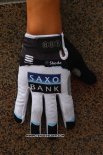 Saxo Bank Tinkoff Gants Doigts Longs Ciclismo Blanc