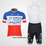 2012 Maillot Ciclismo Omega Pharma Quick Step Champion France Manches Courtes et Cuissard
