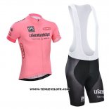 2014 Maillot Ciclismo Giro D'italie Rose Manches Courtes et Cuissard