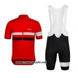 2015 Maillot Ciclismo Rapha Noir et Rouge Manches Courtes et Cuissard