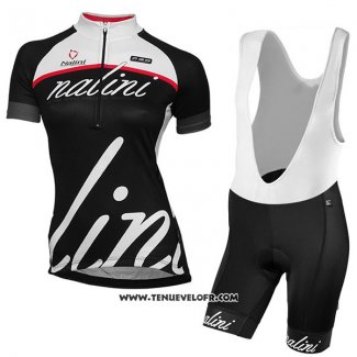 2017 Maillot Ciclismo Femme Nalini Classic Noir Manches Courtes et Cuissard