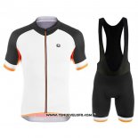 2017 Maillot Ciclismo Giordana Silver Line Noir et Blanc Manches Courtes et Cuissard