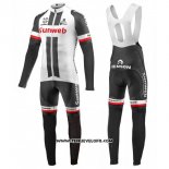 2017 Maillot Ciclismo Sunweb Blanc Manches Longues et Cuissard