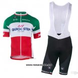 2018 2019 Maillot Ciclismo Quick Step Floors Champion Italie Manches Courtes et Cuissard