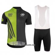 2018 Maillot Ciclismo Assos SS.Capeepicxc Vert Manches Courtes et Cuissard