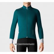 2019 Maillot Ciclismo La Passione Vert Blanc Manches Longues et Cuissard