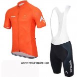 2019 Maillot Ciclismo Rally Orange Manches Courtes et Cuissard