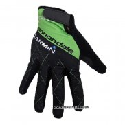 2020 Cannondale Garmin Gants Doigts Longs Noir Vert