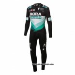 2020 Maillot Ciclismo Bora-hansgrone Noir Vert Manches Longues et Cuissard(1)