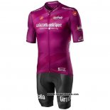 2020 Maillot Cyclisme Giro d'Italia Fuchsia Manches Courtes et Cuissard