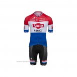 2021 Maillot Cyclisme Alpecin Fenix Champion Pays-bas Manches Courtes et Cuissard