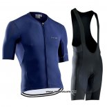 2021 Maillot Cyclisme Northwave Bleu Manches Courtes et Cuissard