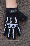 Skull Gants Doigts Longs Ciclismo Noir et Blanc