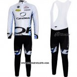 2013 Maillot Ciclismo Orbea Noir et Blanc Manches Longues et Cuissard