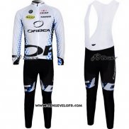 2013 Maillot Ciclismo Orbea Noir et Blanc Manches Longues et Cuissard