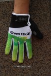 2014 GreenEDGE Gants Doigts Longs Ciclismo Vert