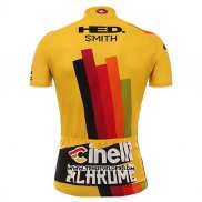 2017 Maillot Ciclismo Cinelli Chrome Jaune Manches Courtes et Cuissard 2020