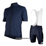 2017 Maillot Ciclismo POC Fondo Elements Bleu Manches Courtes et Cuissard