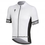 2018 Maillot Ciclismo Specialized Blanc Noir Manches Courtes et Cuissard