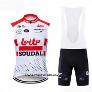 2019 Gilet Coupe-vent Lotto Soudal Blanc Rouge