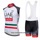 2019 Gilet Coupe-vent UAE Blanc Noir Rouge(1)