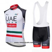 2019 Gilet Coupe-vent UAE Blanc Noir Rouge(1)