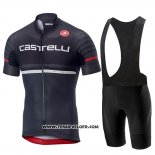 2019 Maillot Ciclismo Castelli Free AR 4.1 Noir Manches Courtes et Cuissard