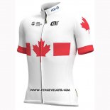 2019 Maillot Ciclismo Groupama FDJ Champion Canada Manches Courtes et Cuissard