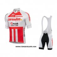 2019 Maillot Ciclismo Sptgrvo Rouge Blanc Manches Courtes et Cuissard