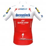 2020 Maillot Ciclismo Deceuninck Quick Step Blanc Rouge Manches Courtes et Cuissard 2(2)