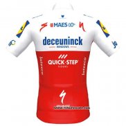 2020 Maillot Ciclismo Deceuninck Quick Step Blanc Rouge Manches Courtes et Cuissard 2(2)