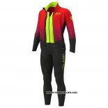 2020 Maillot Cyclisme ALE Rouge Jaune Manches Longues et Cuissard(1)