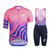 2020 Maillot Cyclisme EF Education First-drapac Rosa Manches Courtes et Cuissard