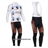 2013 Maillot Ciclismo Ag2r La Mondiale Marron Manches Longues et Cuissard