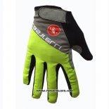 2017 Castelli Gants Doigts Longs Ciclismo Vert