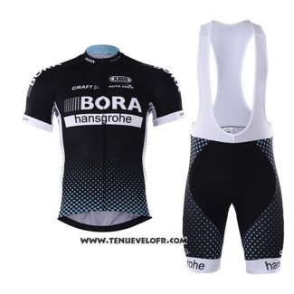 2017 Maillot Ciclismo Bora Profond Noir Manches Courtes et Cuissard