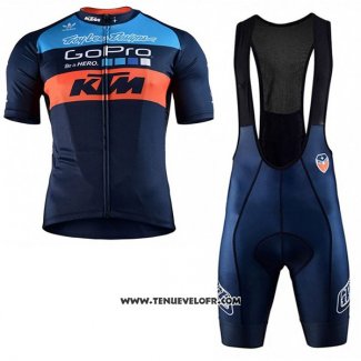 2017 Maillot Ciclismo KTM Bleu Manches Courtes et Cuissard