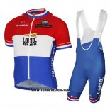 2017 Maillot Ciclismo Lotto NL-Jumbo Champion Pays Bas Manches Courtes et Cuissard