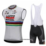 2018 Gilet Coupe-vent Lotto Soudal Blanc