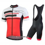 2018 Maillot Ciclismo Nalini Fatica Rouge Manches Courtes et Cuissard