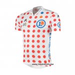 2019 Maillot Ciclismo Tour DE France Blanc Rouge Manches Courtes et Cuissard(3)