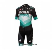 2020 Maillot Ciclismo Bora-hansgrone Noir Vert Manches Courtes et Cuissard