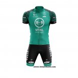 2020 Maillot Ciclismo Vital Concept-bb Hotels Blanc Vert Manches Courtes et Cuissard(1)