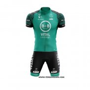 2020 Maillot Ciclismo Vital Concept-bb Hotels Blanc Vert Manches Courtes et Cuissard(1)