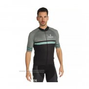 2021 Maillot Cyclisme Bianchi Gris Manches Courtes et Cuissard